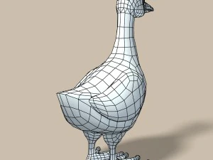 cartoon duckling 3D Model