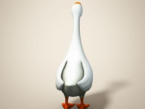 cartoon goose 3D Model