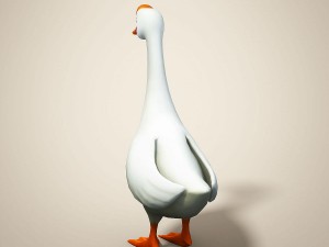 cartoon goose 3D Model