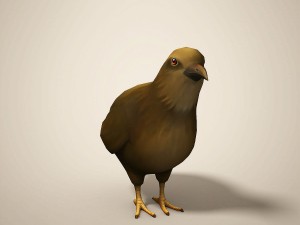 cartoon quail Modelo 3D
