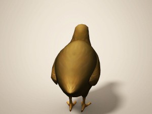 cartoon quail Modelo 3D