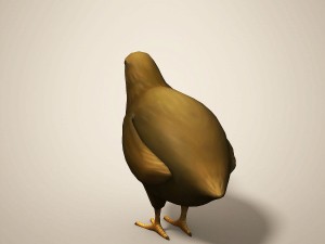 cartoon quail Modelo 3D