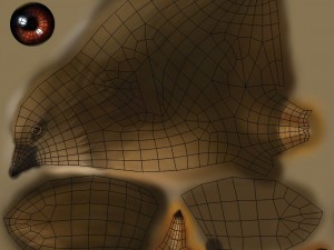 cartoon quail Modelo 3D