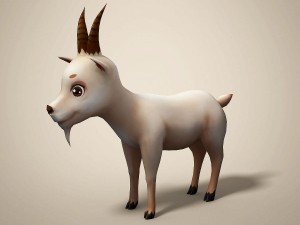 cartoon sheep 3D Model