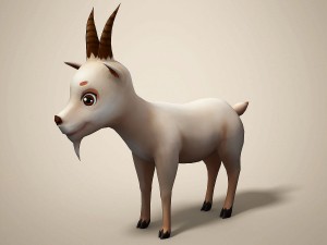 cartoon sheep 3D Model