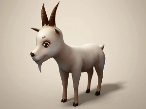 cartoon sheep 3D Model