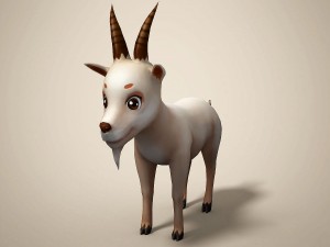 cartoon sheep 3D Model