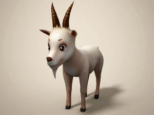cartoon sheep 3D Model