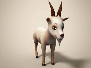 cartoon sheep 3D Model