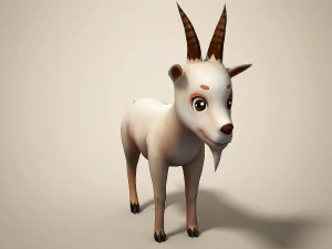 cartoon sheep 3D Model