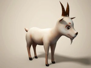 cartoon sheep 3D Model