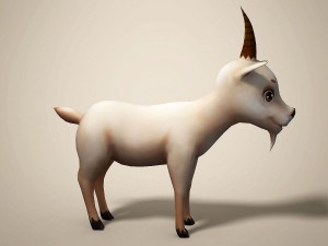 cartoon sheep 3D Model