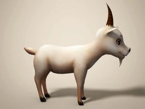 cartoon sheep 3D Model