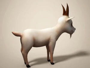 cartoon sheep 3D Model