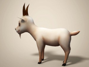 cartoon sheep 3D Model