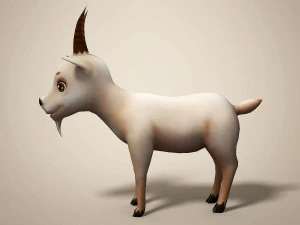 cartoon sheep 3D Model
