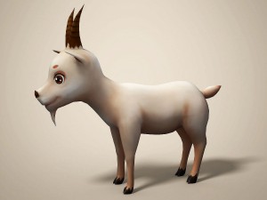 cartoon sheep 3D Model
