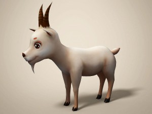cartoon sheep 3D Model
