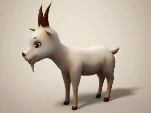 cartoon sheep 3D Model