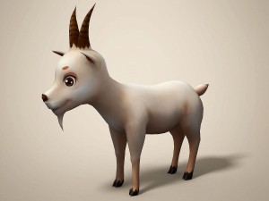 cartoon sheep 3D Model