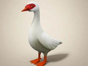 cartoon bird 3D Model