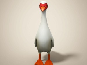 cartoon bird Model 3D