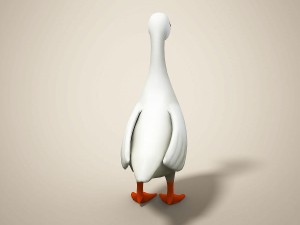 cartoon bird Model 3D
