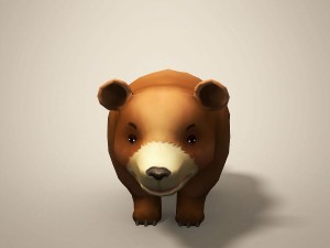 cartoon bear 3Dモデル