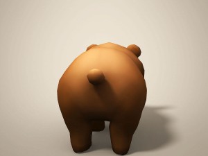 cartoon bear 3Dモデル
