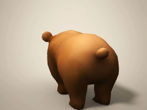 cartoon bear 3D Model