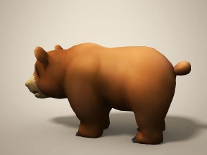 cartoon bear 3Dモデル