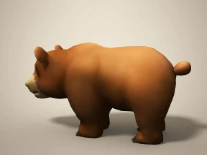 cartoon bear 3D Model