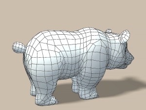 cartoon bear 3Dモデル