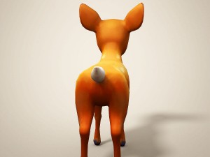 cartoon deer 3D Model