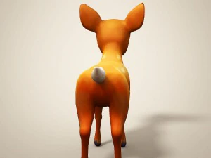 cartoon deer 3D Model
