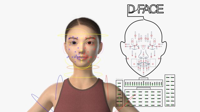 3d woman girl rigged 3D Model .c4d .max .obj .3ds .fbx .stl .blend 