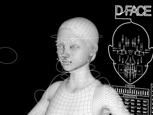 3d woman girl rigged 3D Model