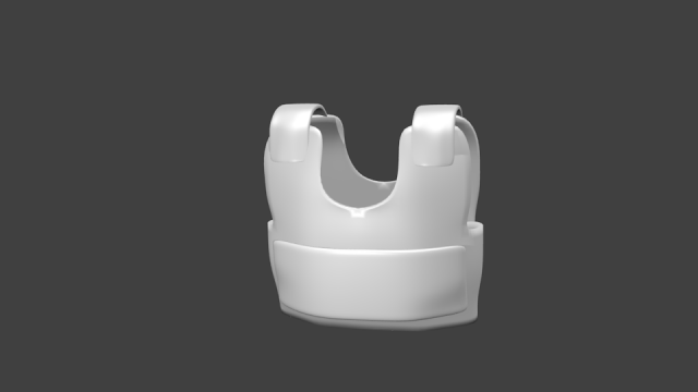 bullet proof jacket 3D Model .c4d .max .obj .3ds .fbx .stl .blend 