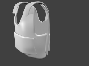 bullet proof jacket 3D Model
