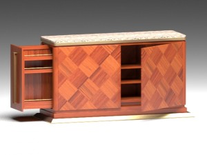 bar desk 3D Model