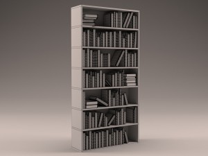 book case Model 3D