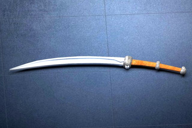 sword Model 3D .c4d .max .obj .3ds .fbx .stl .blend 
