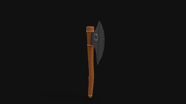 axe 3D Model .c4d .max .obj .3ds .fbx .stl .blend 