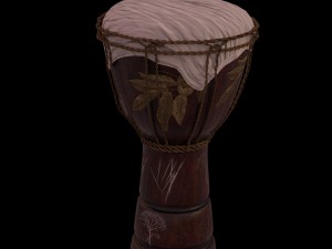 tribal drum 3D Model
