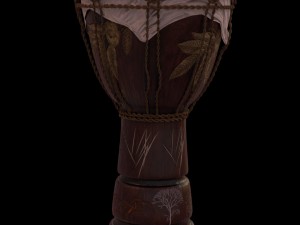 tribal drum Modèle 3D
