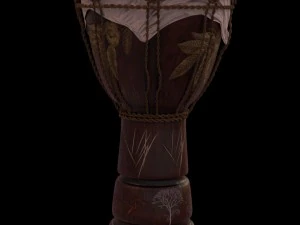 आदिवासी ढोल 3D मॉडल