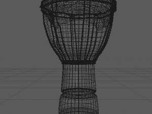 tribal drum Modèle 3D
