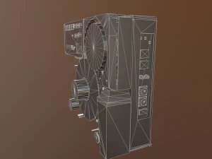 old tv recorder 3D Model