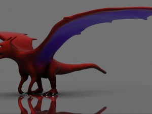 pokemon charizard realistic muscle rigged 3D Model