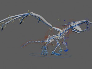 pokemon charizard realistic muscle rigged 3D Model